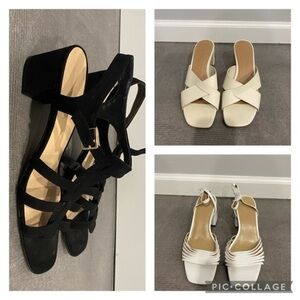 Ann Taylor Loft Bundle of Sandal Heels 10.5